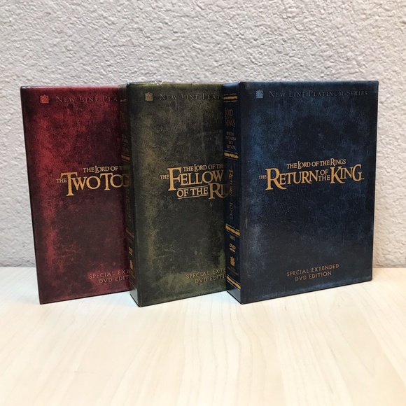 New Line Home Entertainment Other - Lord of the Rings DVD Box Sets Extended Edition. 3 Movies- 12 discs. NWOT